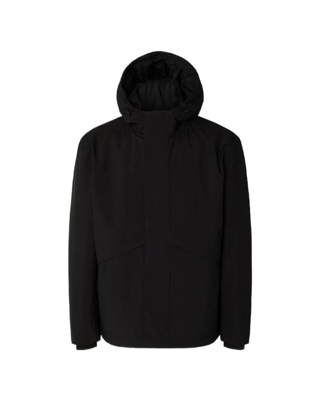 SELECTED Black Urban Tech Padded Jacket for men
