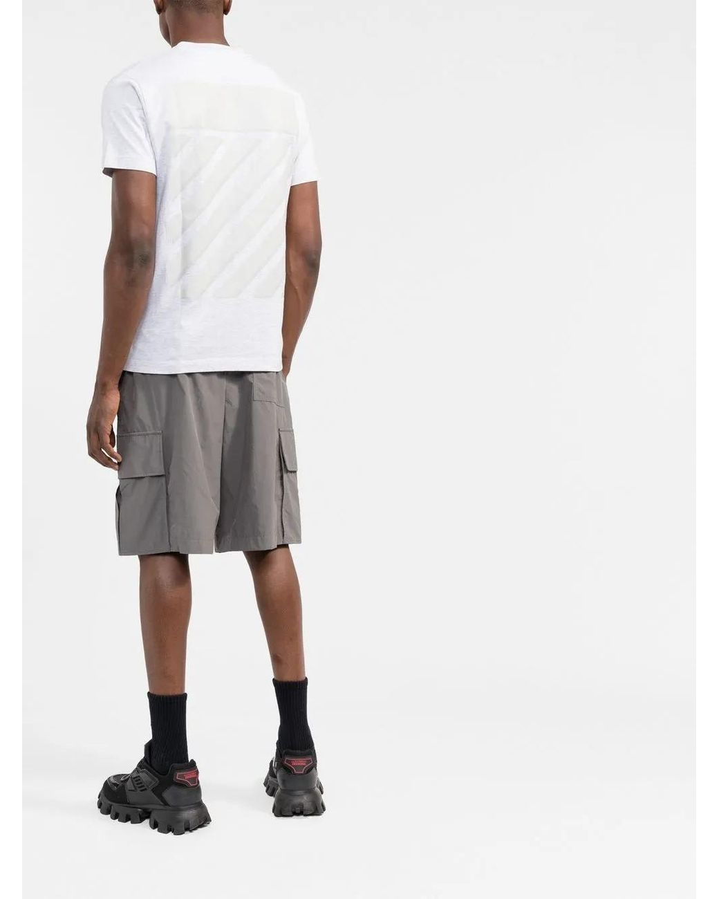Off-White c/o Virgil Abloh White Diag Tab Cotton T-Shirt for men