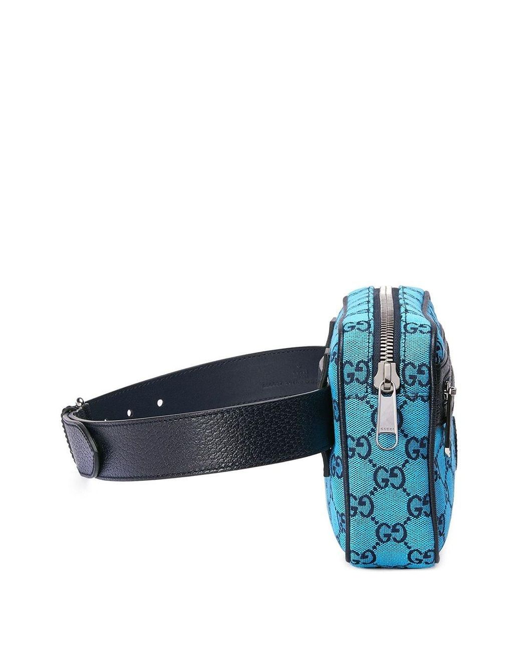 Gucci Canvas GG Multicolor Belt Bag in Blue | Lyst