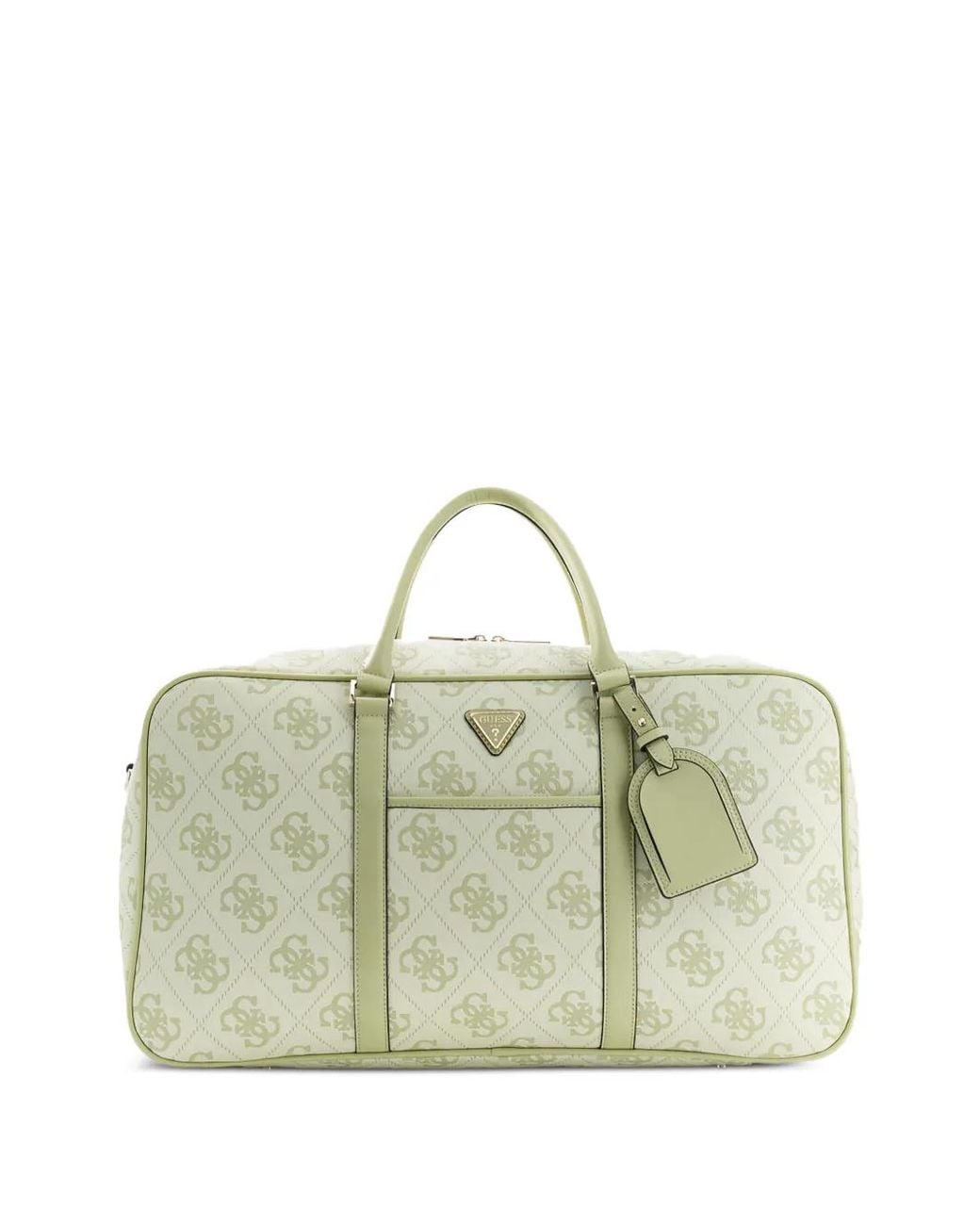 Guess Green Logo Berta Weekender Duffle Bag