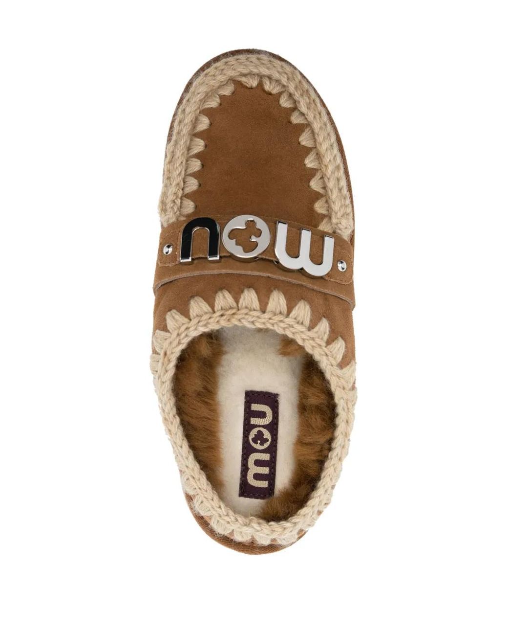 Mou Brown Mules Mit Bb-Schild