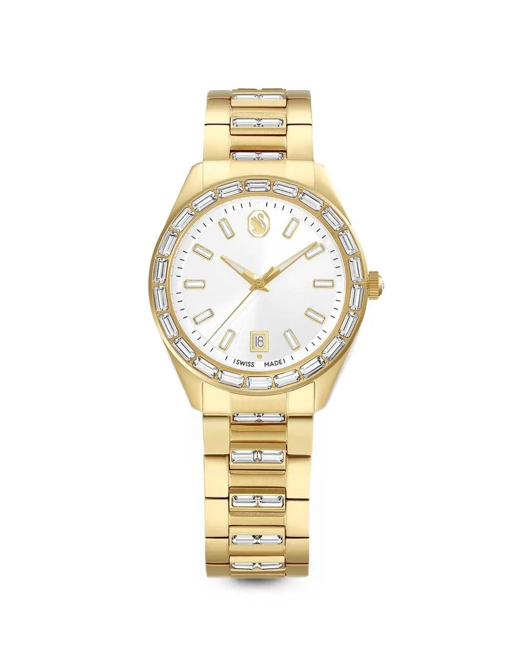 Swarovski Metallic Matrix Crystal-Embellished Bezel 40Mm Watch