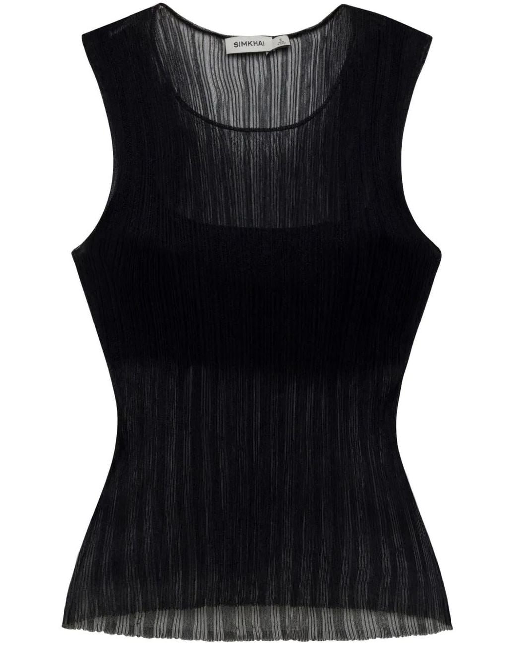 Jonathan Simkhai Black Oakley Tank