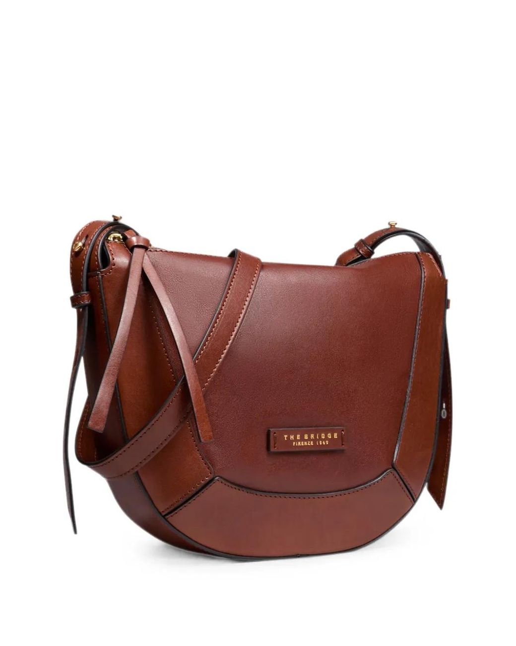 The Bridge Brown Leather Cross Body Bag