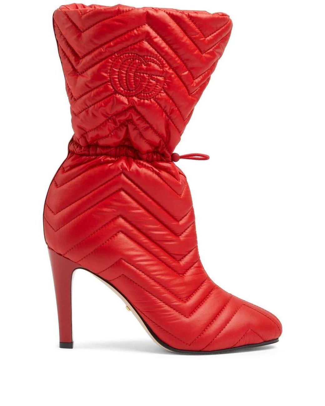 Gucci red on sale boots