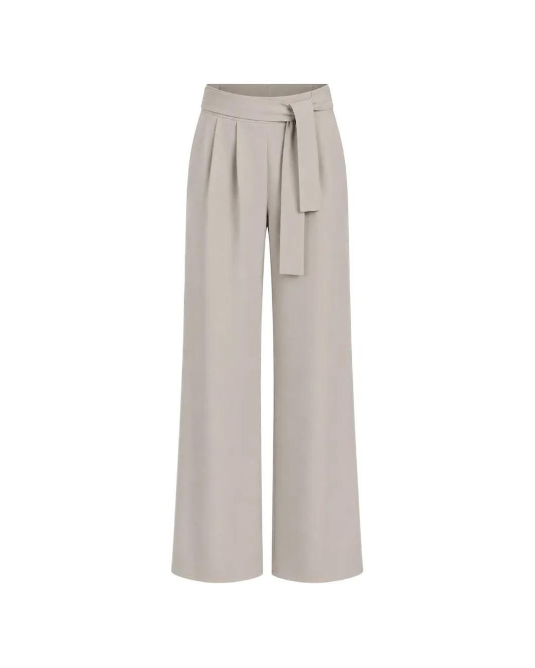 Pantalones Anchos Con Cinturón Dusan de color Gray