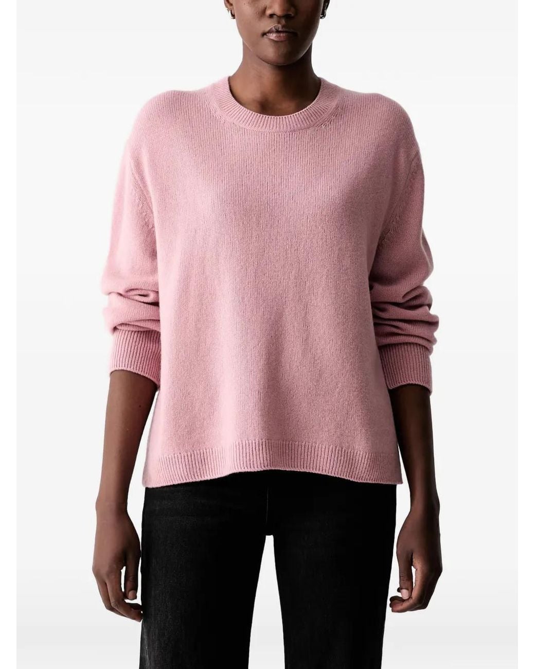 Marc O' Polo Pink Crew-Neck Sweater
