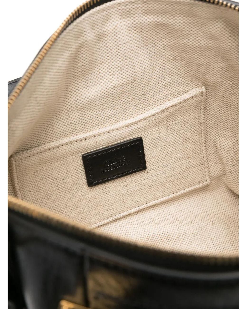 Chloé Black Small Paraty 24 Tote Bag