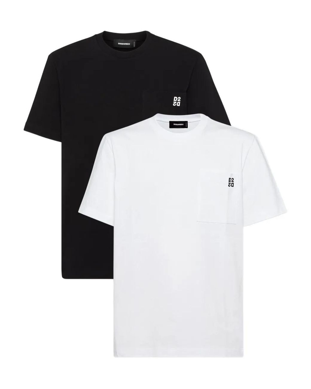 DSquared² Black T-Shirts And Polos for men