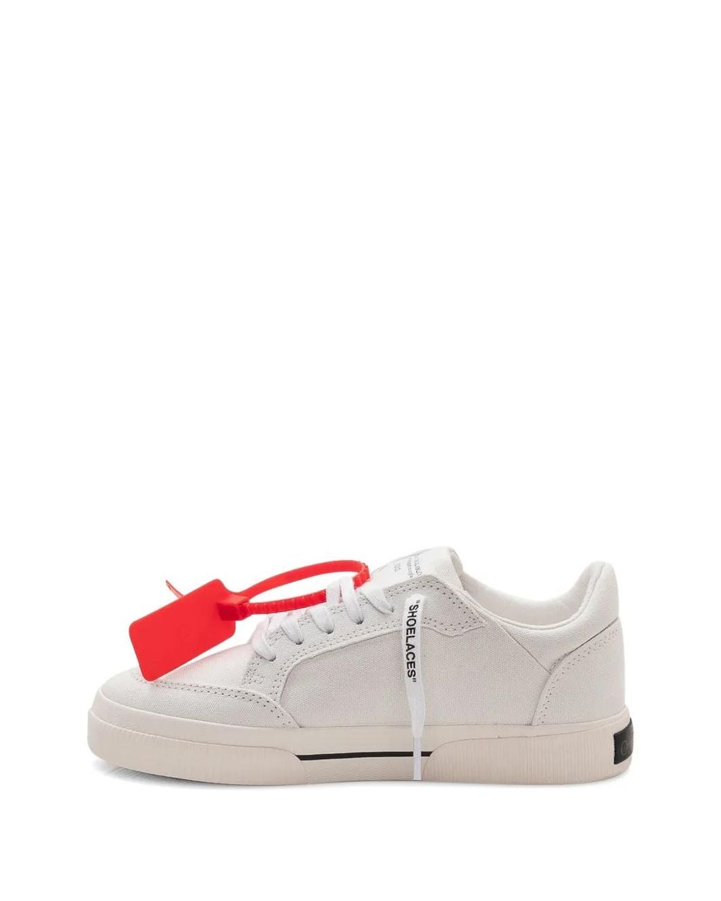 Off-White c/o Virgil Abloh White Low Vulcanized Canvas Sneakers