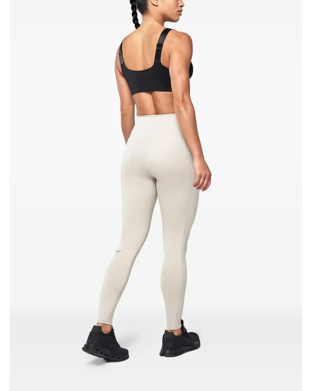 SQUATWOLF White Zip-Front Bra Top