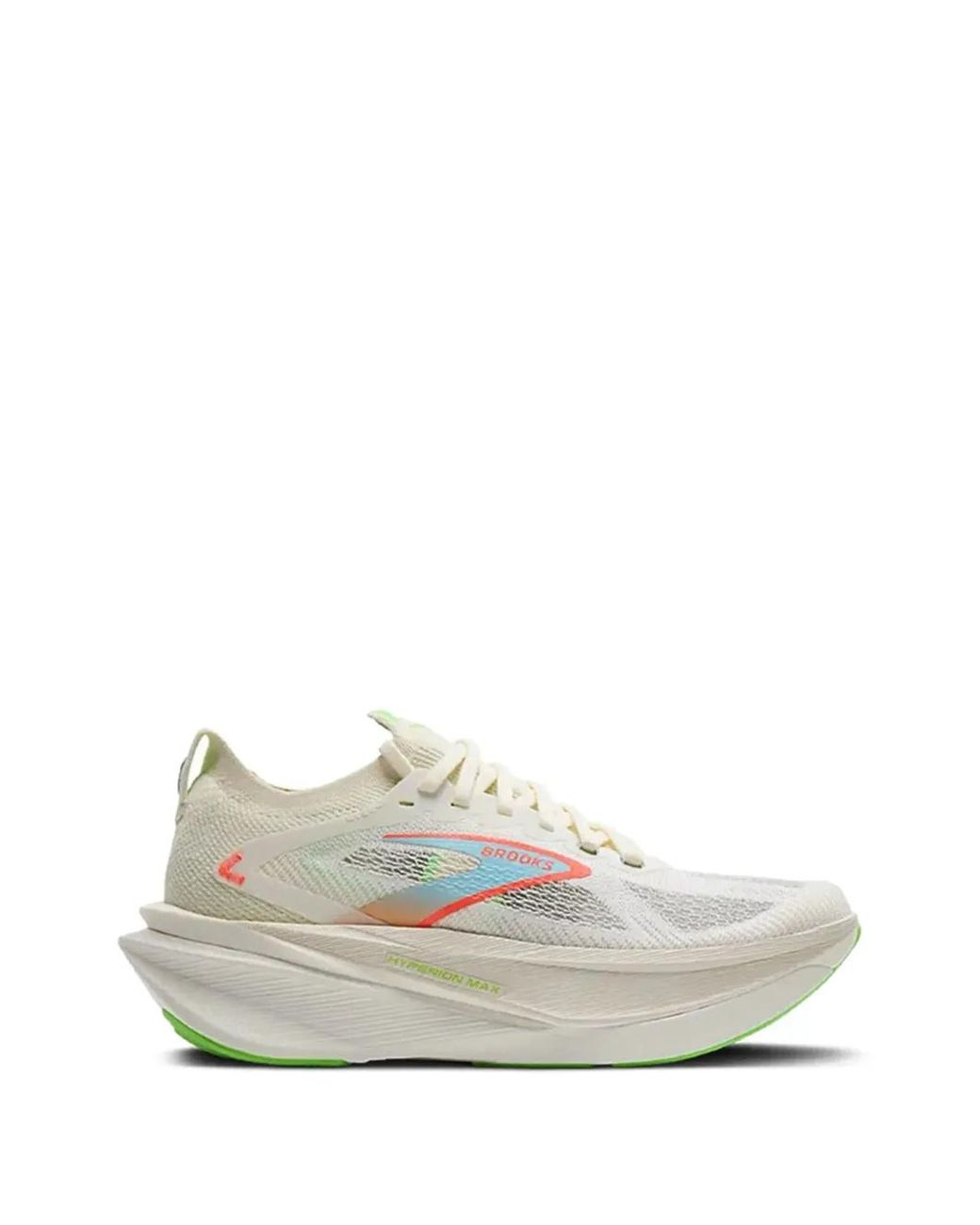 Brooks White Hyperion Max 3 Running Sneakers for men