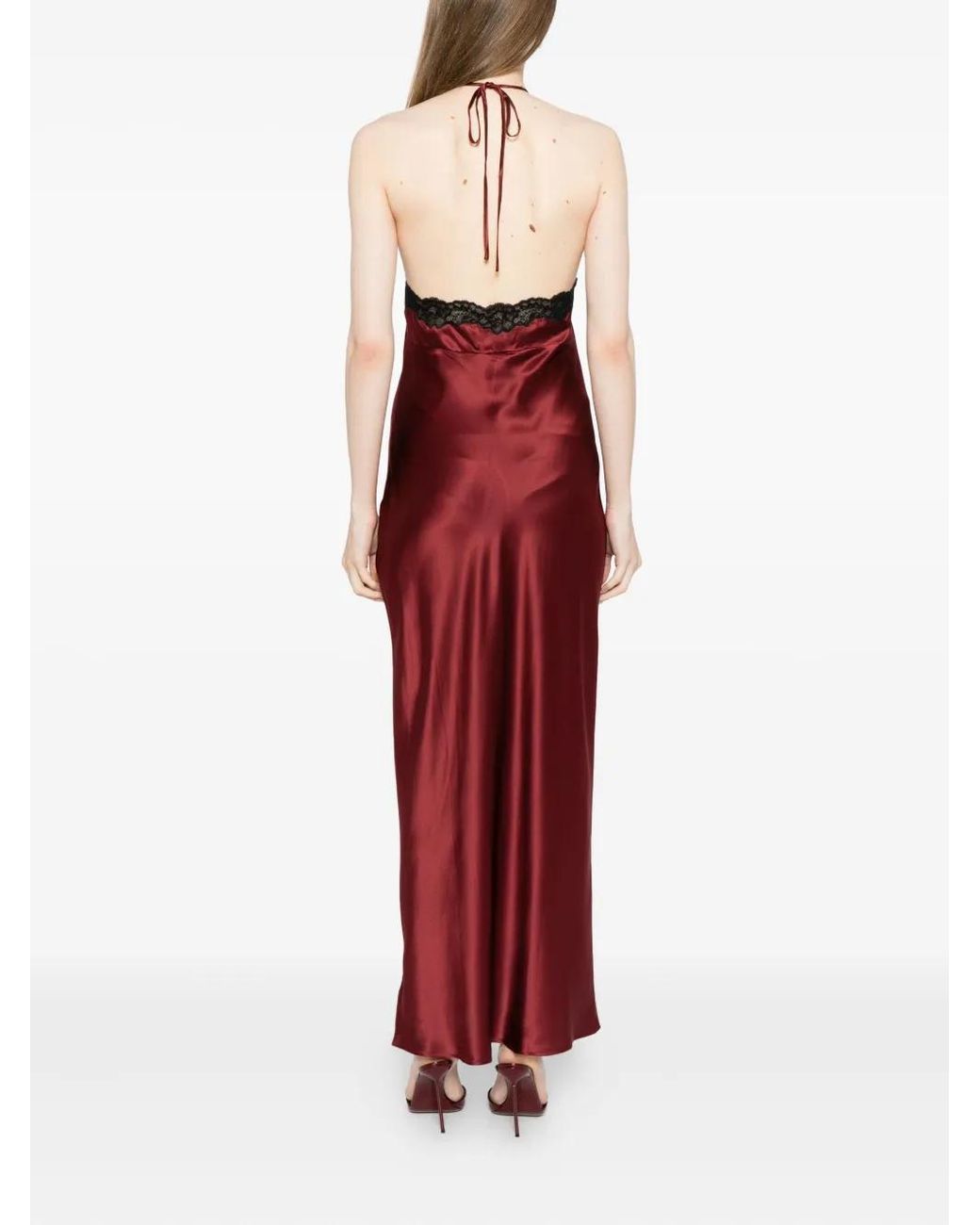 Reformation Red Aara Dress