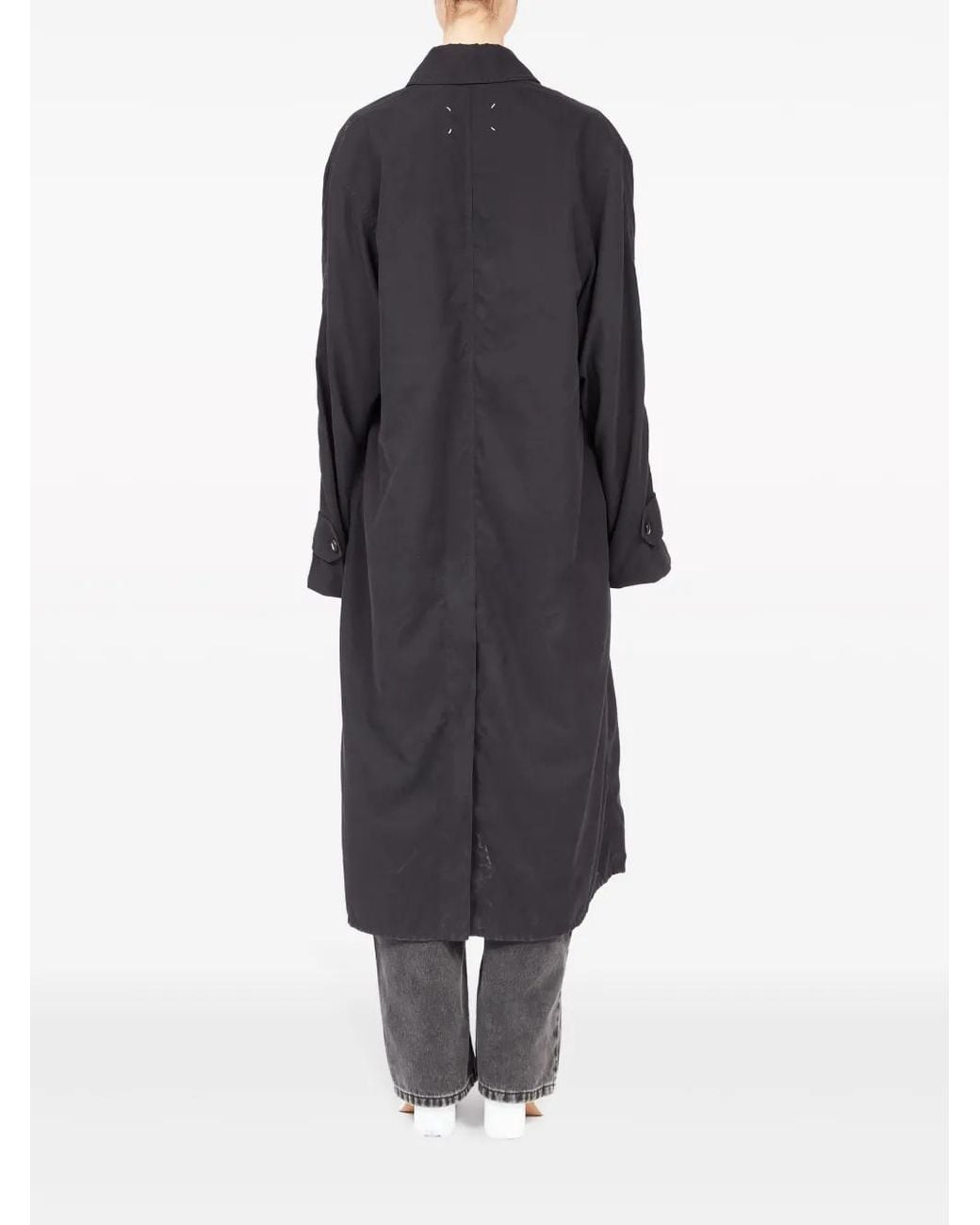Maison Margiela Black Peached Trench Coat