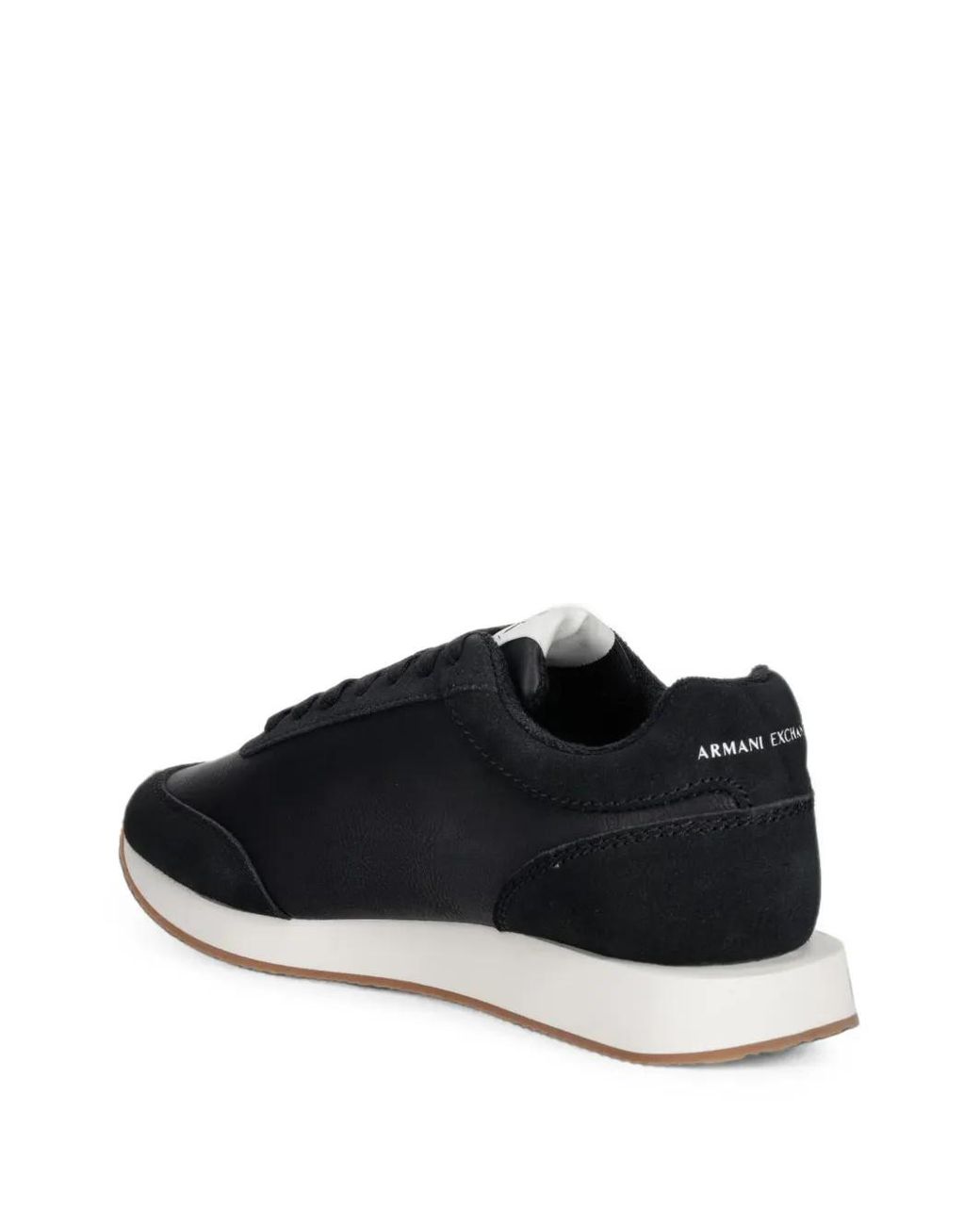 Baskets À Patch Logo ARMANI EXCHANGE pour homme en coloris Black