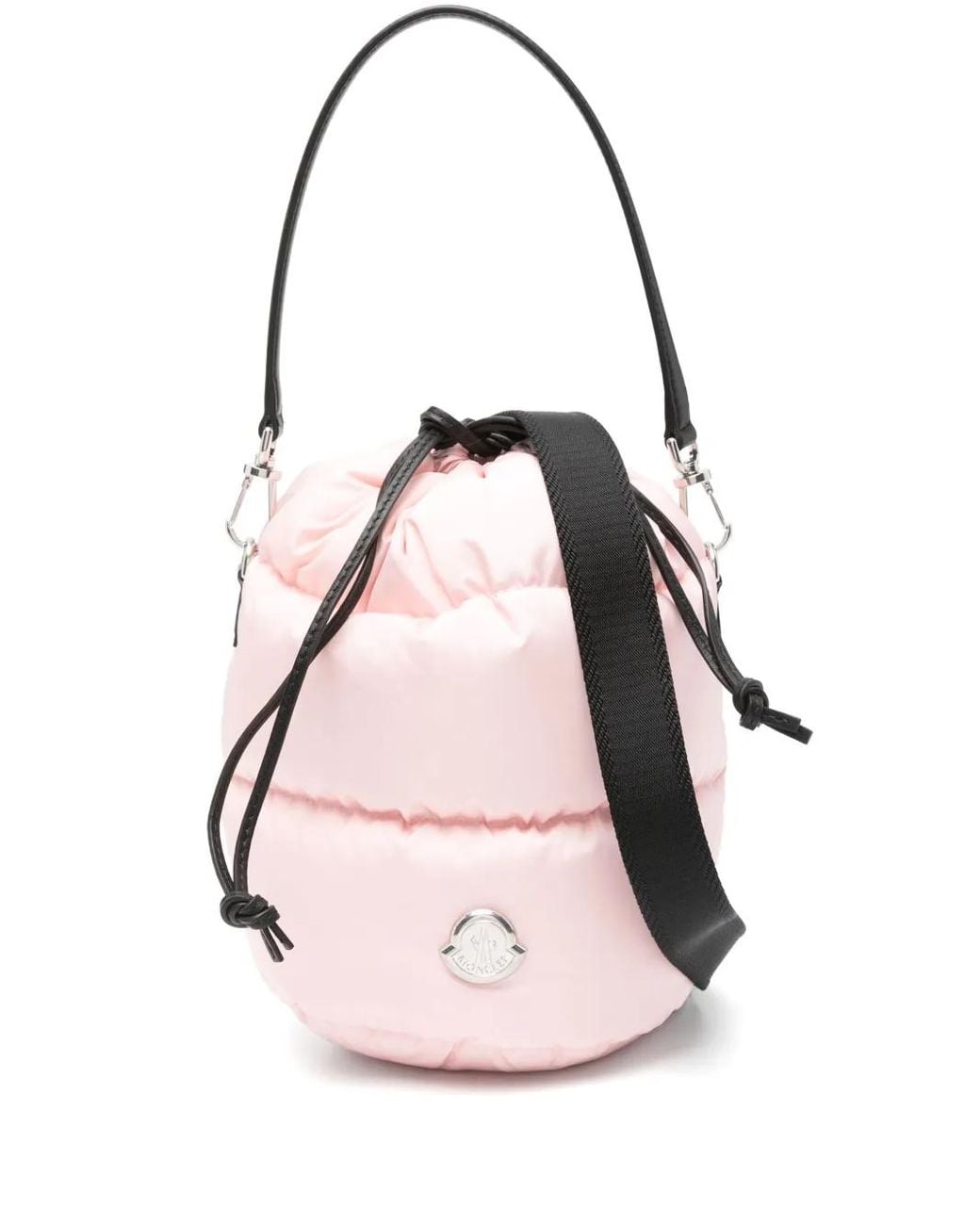 Moncler Pink Caradoc Nylon Bucket Bag