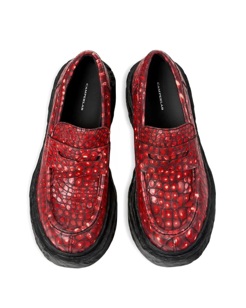 CAMPERLAB Red Patterned Vamonos Loafers