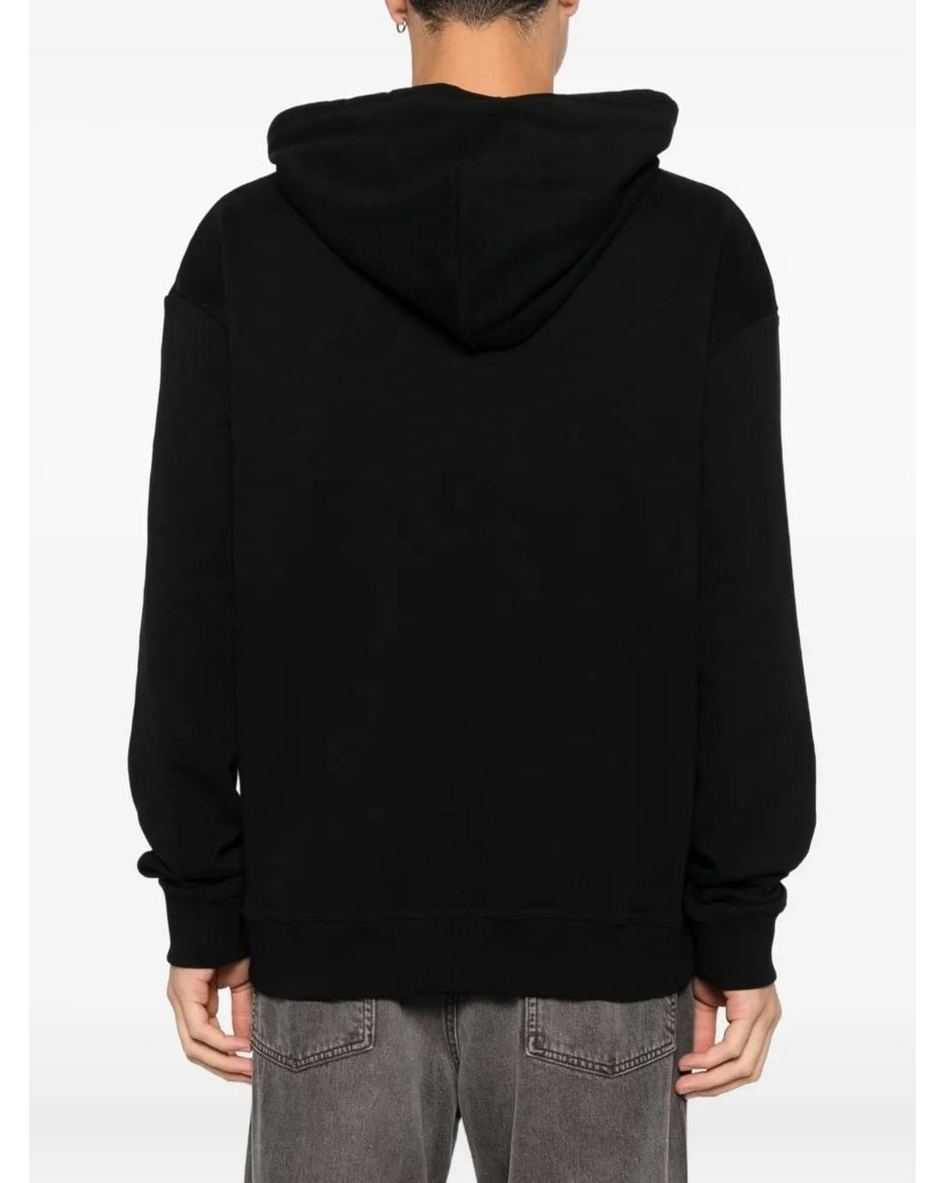 Ih Nom Uh Nit Black Graphic-Print Hoodie for men
