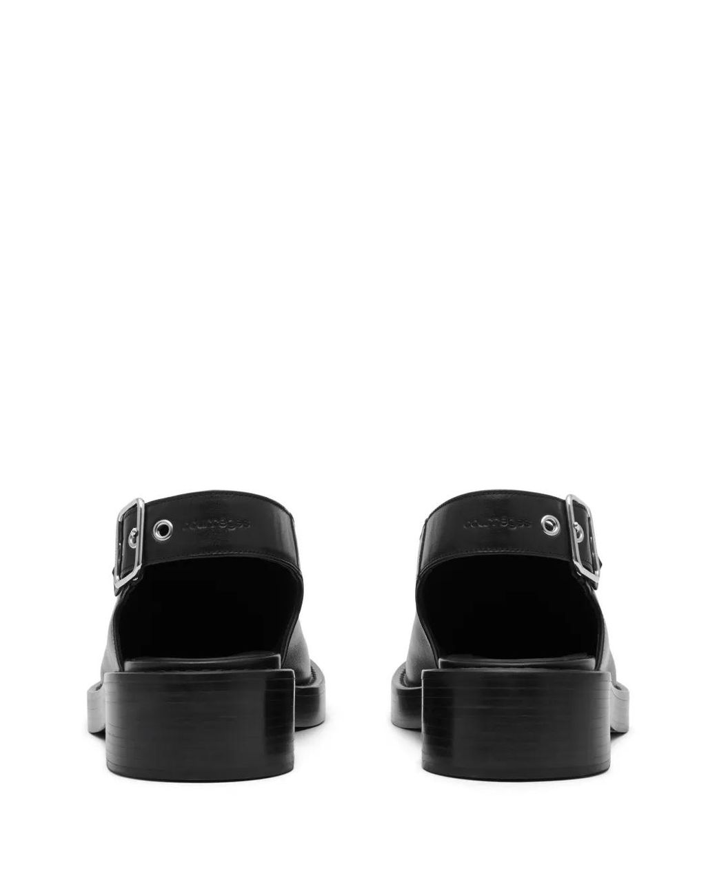 Courreges Black 45Mm Gogo Clogs for men