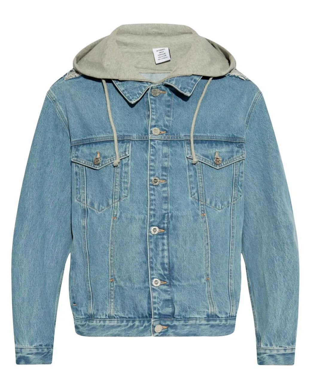 Vetements Denim Jack in het Blue voor heren