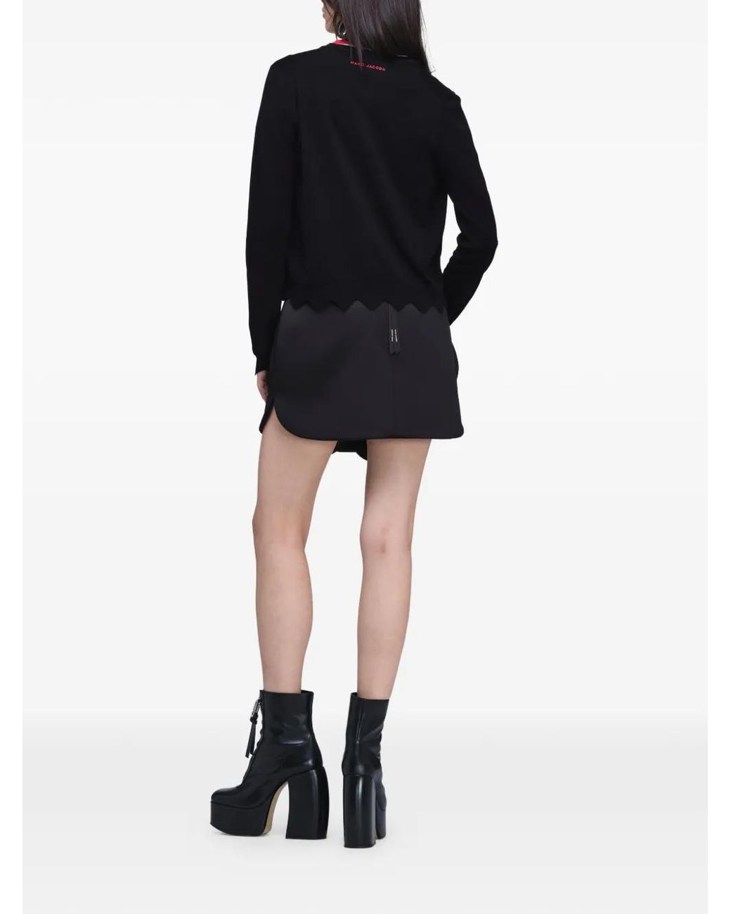 Marc Jacobs Blue Logo-Embroidered Cardigan