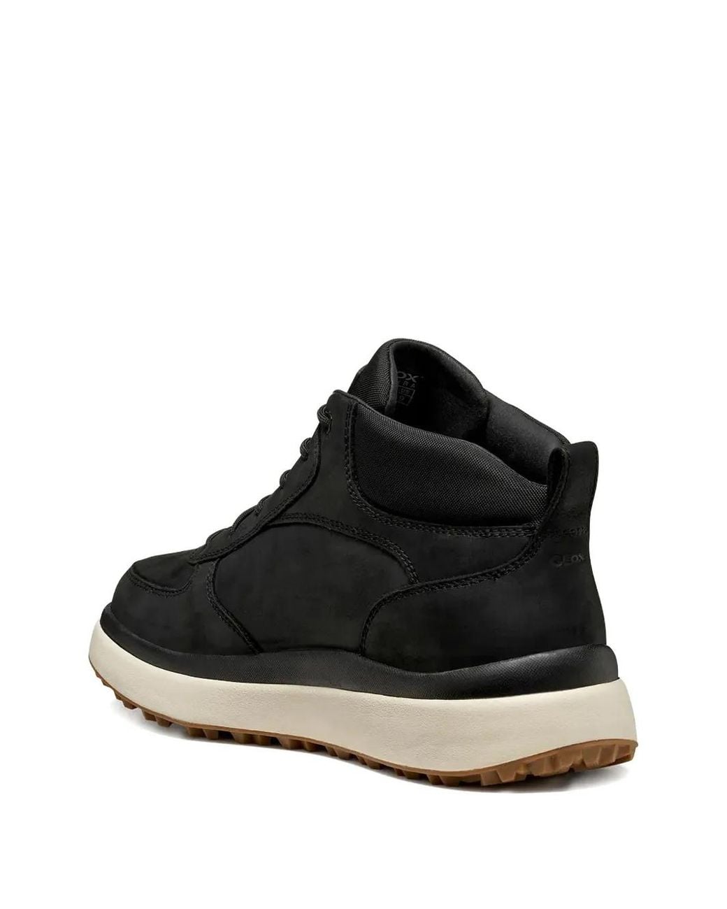 Geox Black Granito + Grip Lace-Up Fastening Boots for men