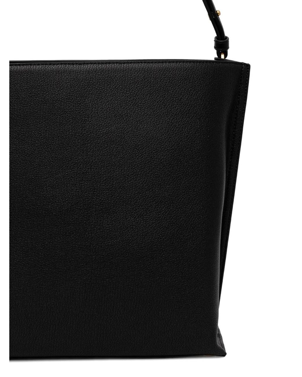 DKNY Black Logo-Tag Shoulder Bag
