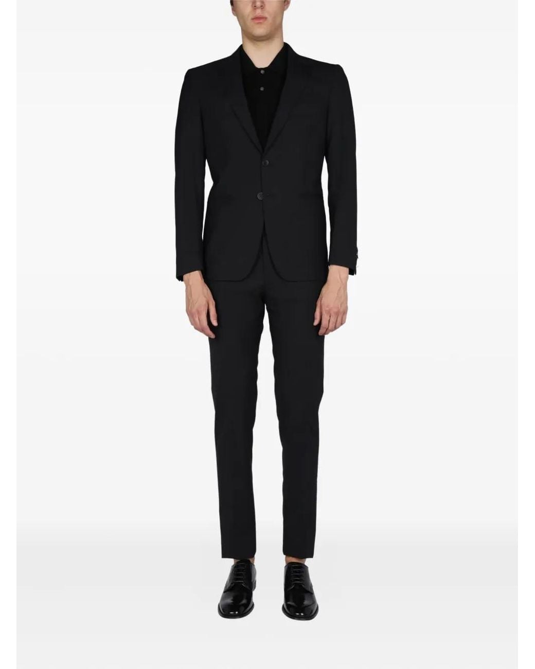 Tonello Black Single-Breated Suit for men