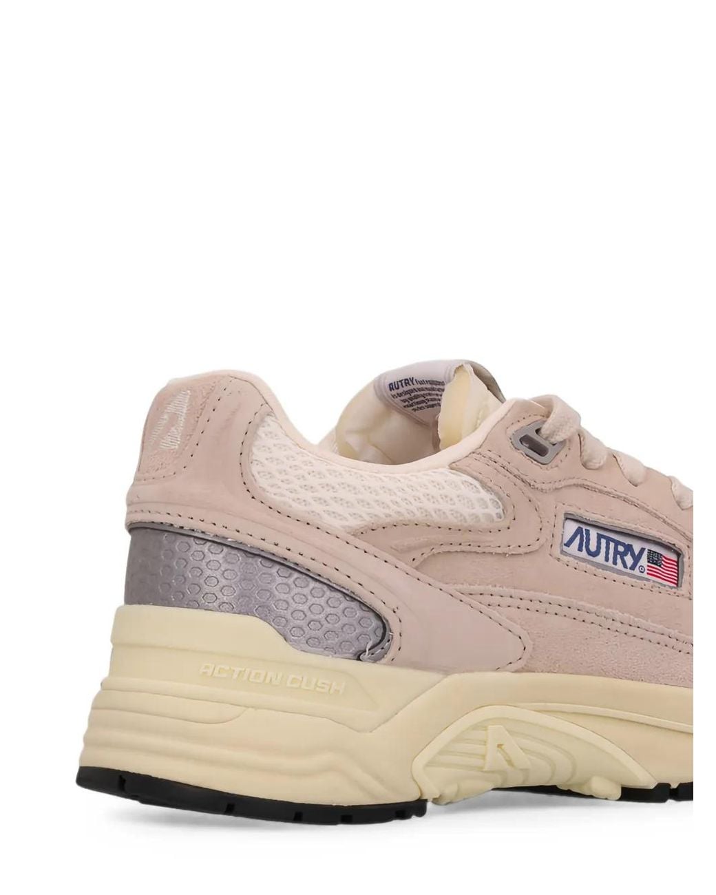 Autry Pink Hyperway Low Sneakers