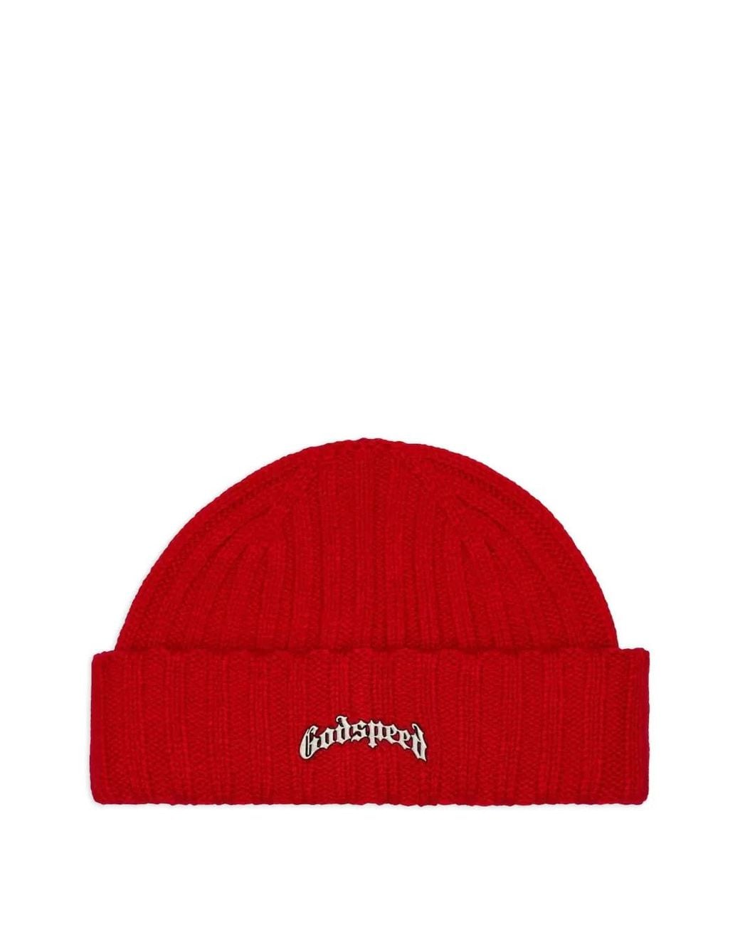Godspeed Red Og Logo Beanie Hat for men