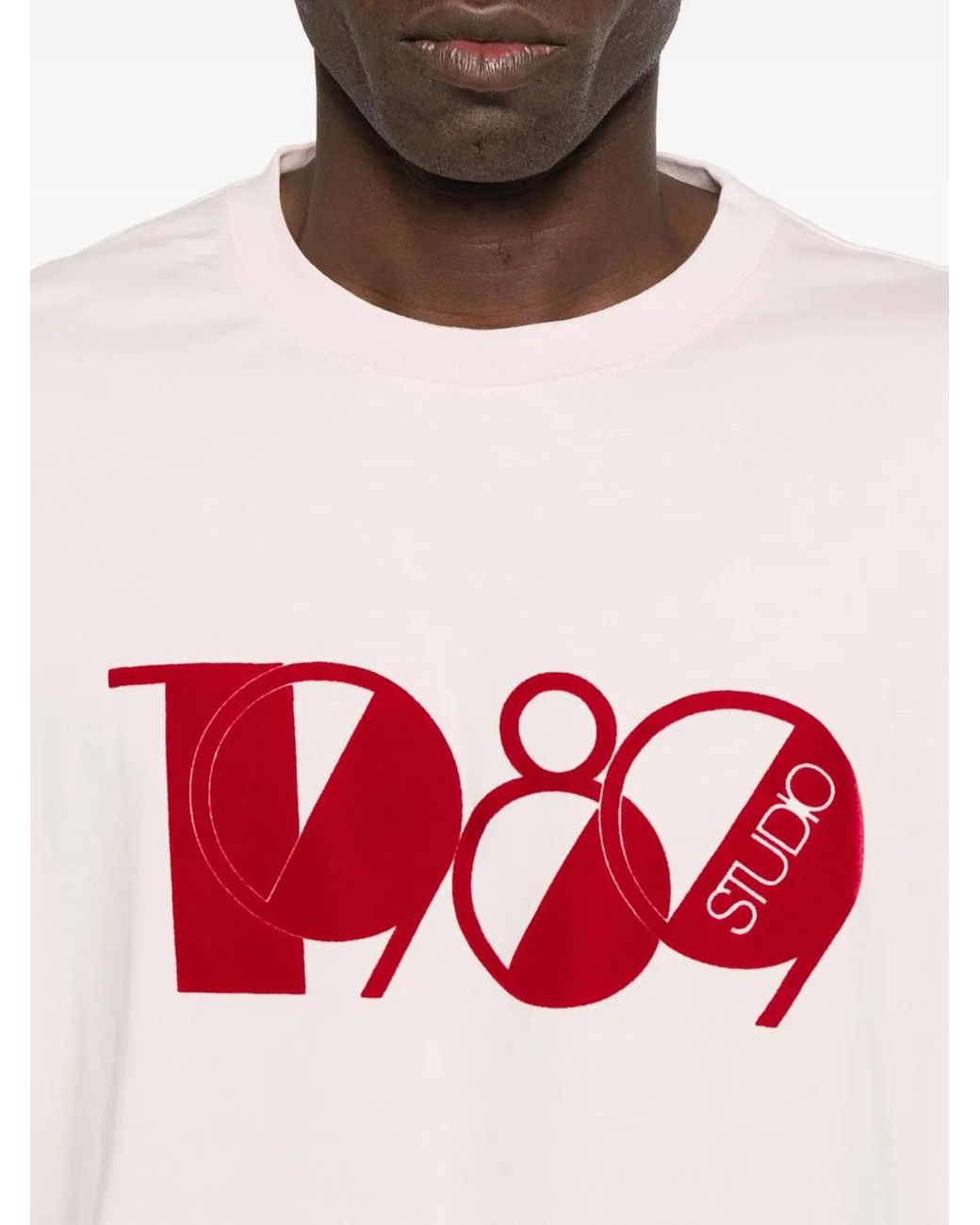 1989 STUDIO Pink Cotton T-Shirt for men