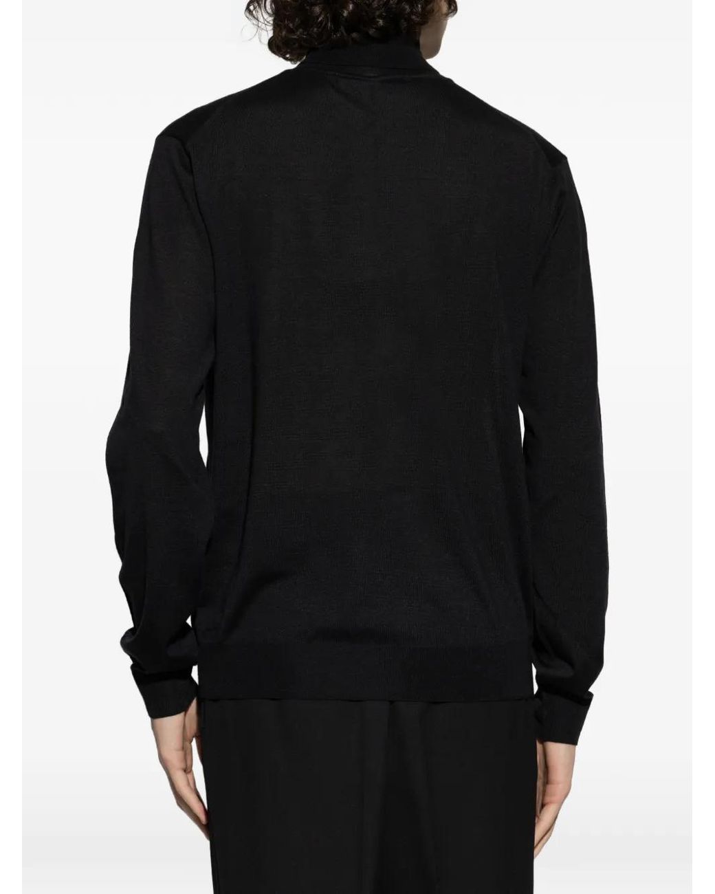 Pull À Col Roulé Versace pour homme en coloris Black