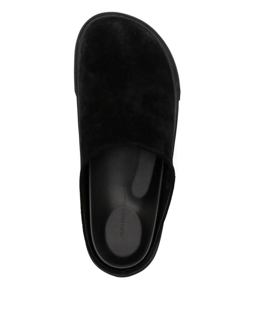 James Perse Black Suede Mules for men