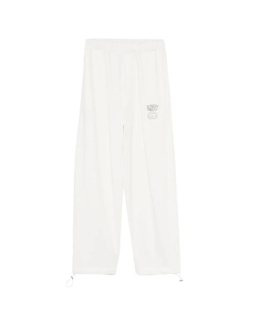 Joshua Sanders White Over Double-Smile Track Pants