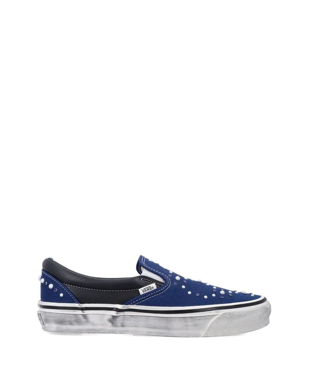 Vans Blue Lx Classic Slip-On 98 Sneakers