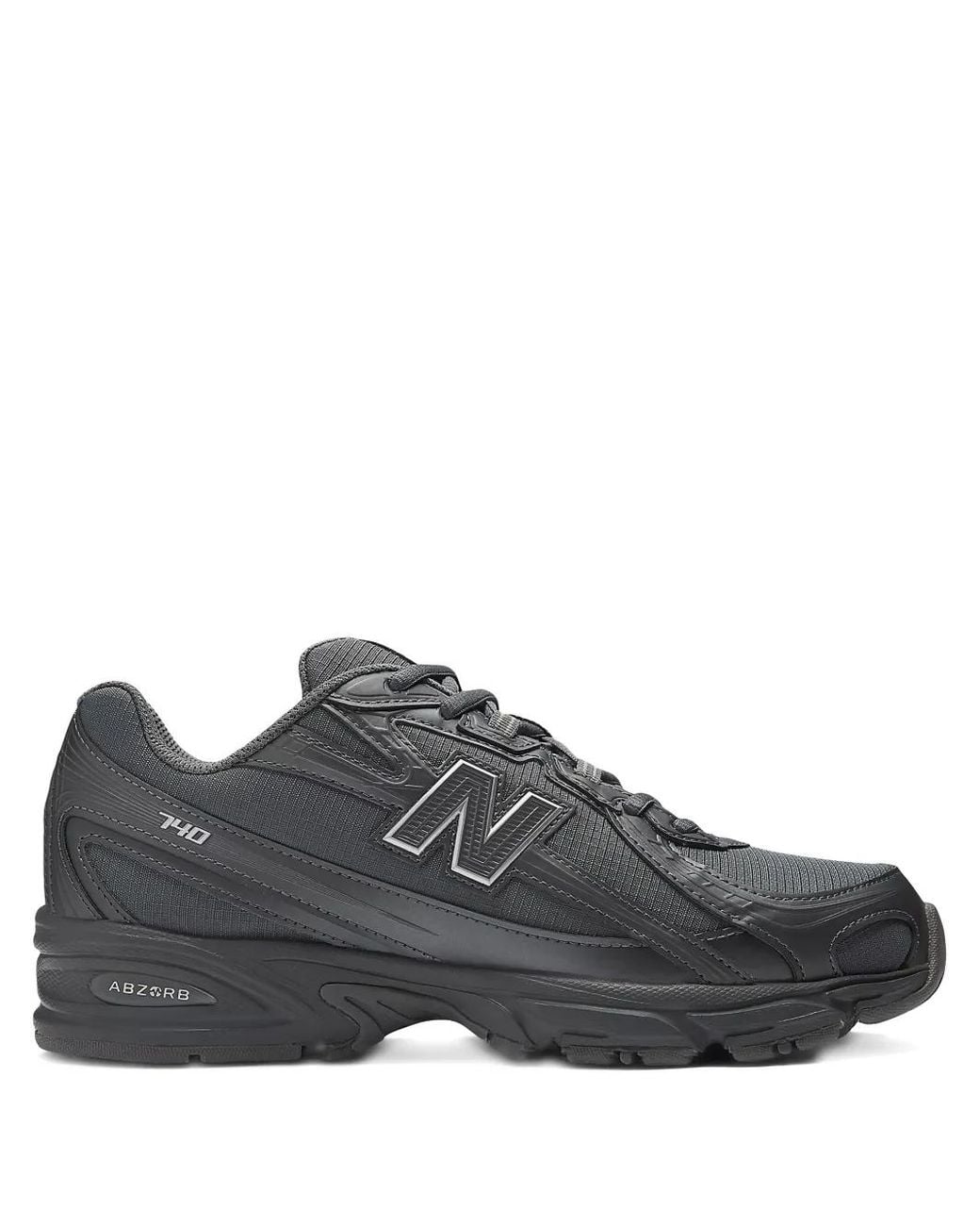 New Balance Gray 740 Lace-up Sneakers