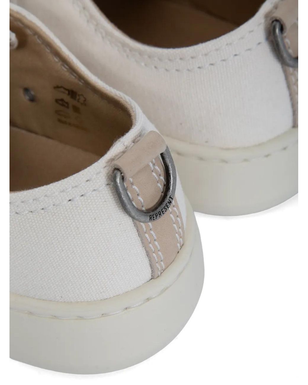 Represent Natural Rep-Cap Lace-Up Sneakers for men