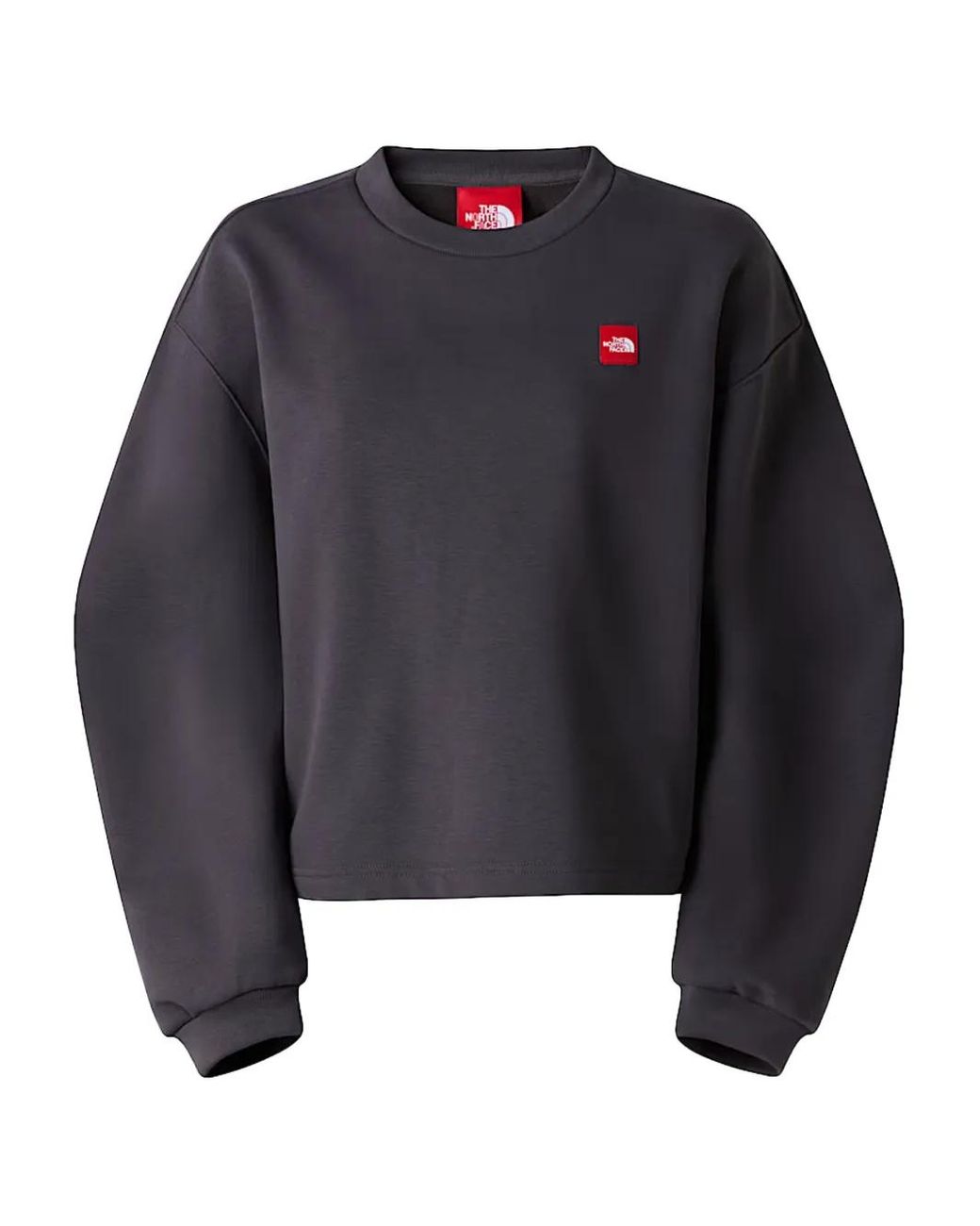 The North Face Blue Logo-Patch Cotton-Blend Sweatshirt