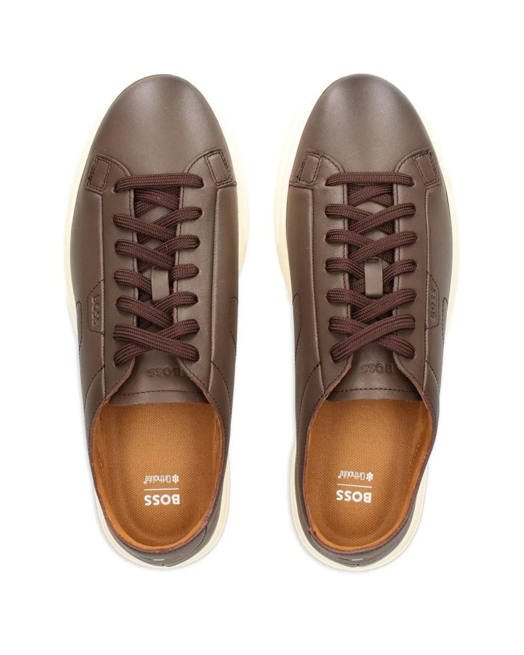 Boss Brown Low-Top Trainers for men