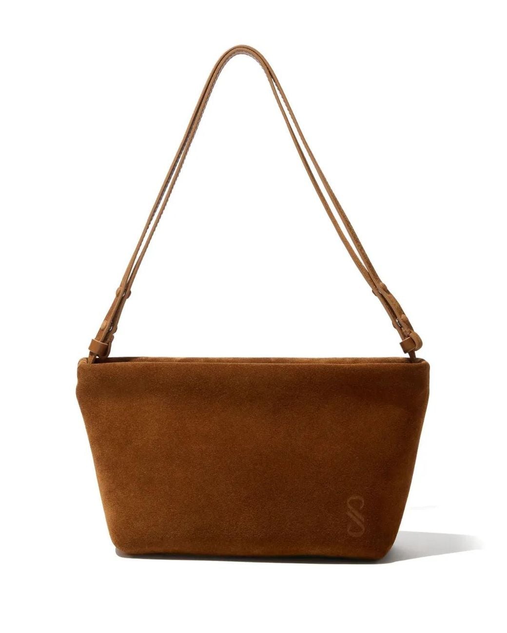 Proenza Schouler Brown Bond Suede Shouler Bag