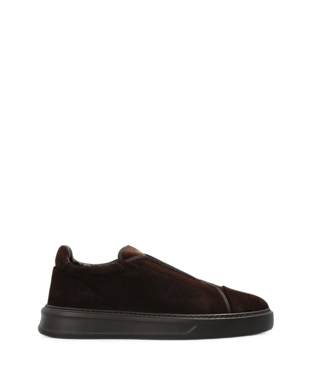 Fabi Black Baskets En Daim À Design Sans Lacets for men