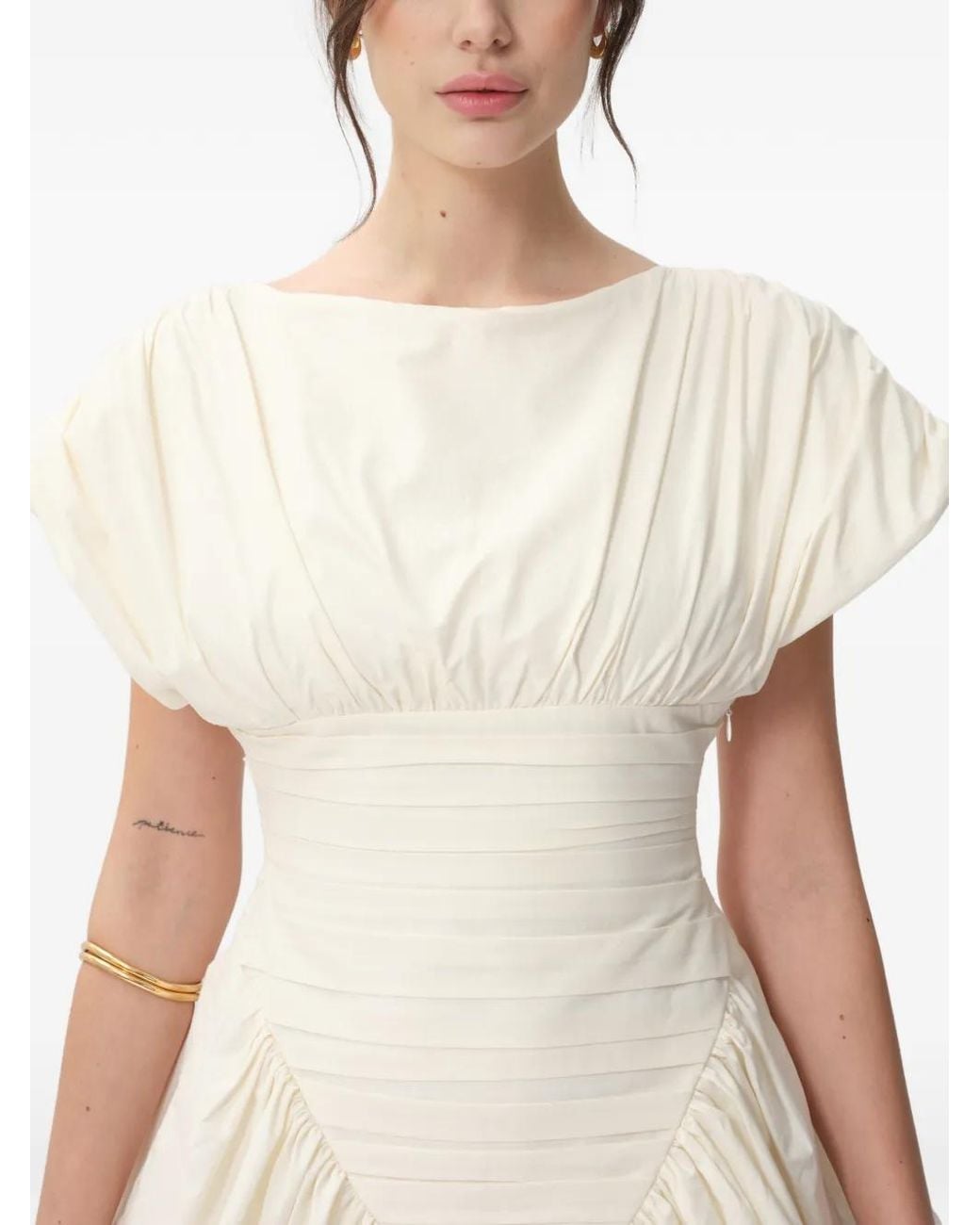 Concepto Natural Sundown Draped Mini Dress