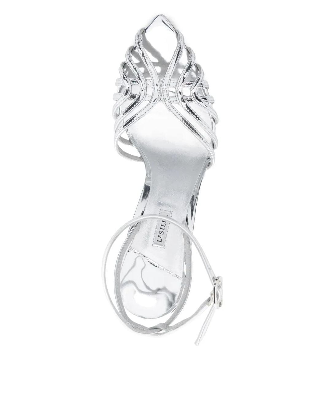 Le Silla White 110Mm Embrace Sandals