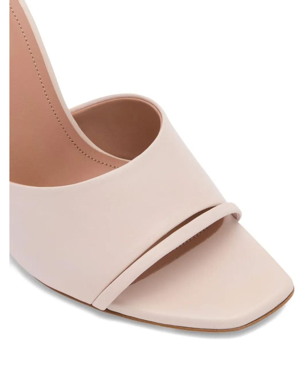 Malone Souliers Pink Leather Roxanne Mules 90