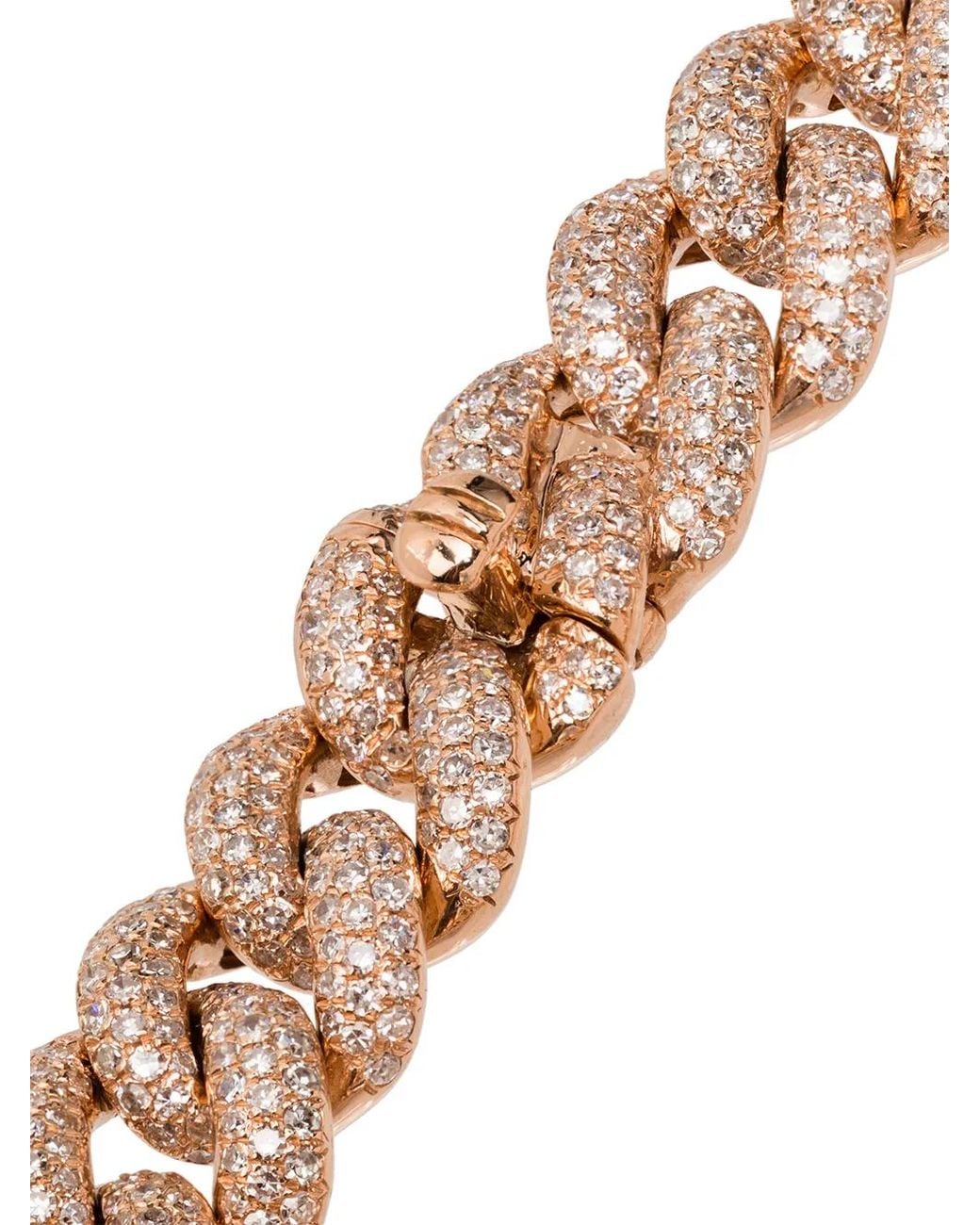 SHAY Metallic 18K Diamond Chunky Chain Bracelet