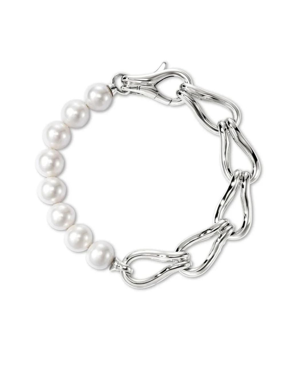 Bracciale Con Perle E Catena di John Hardy in White