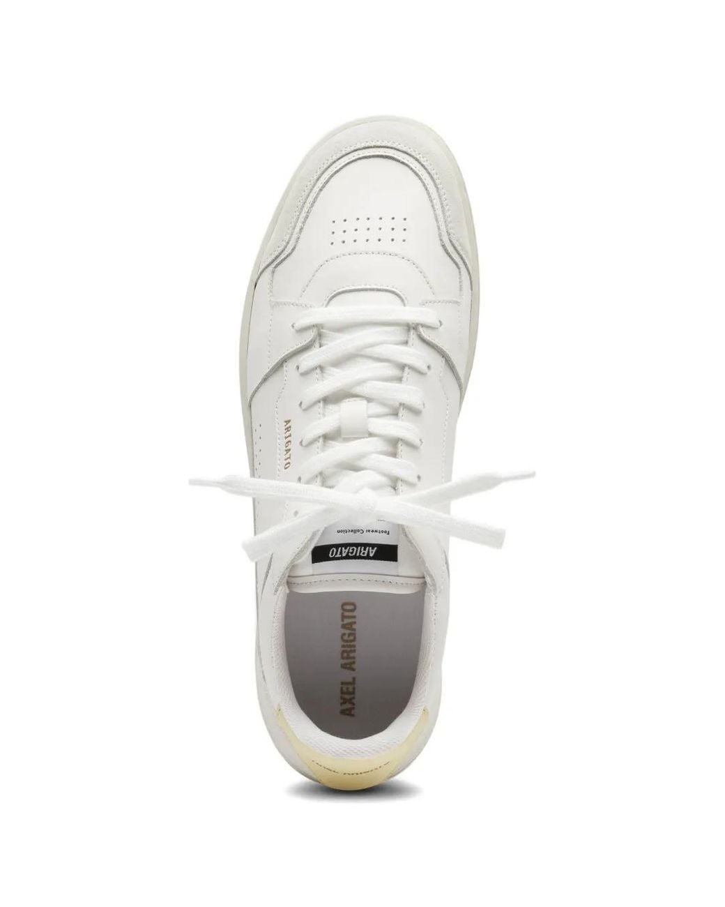 Axel Arigato White Dice Lo Perforated Sneakers for men