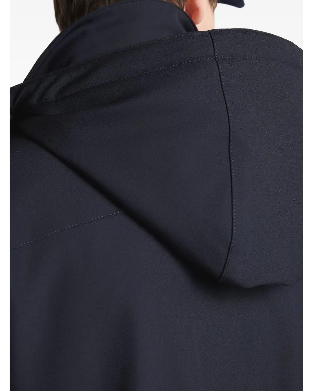 Fay Blue Hooded Coat for men
