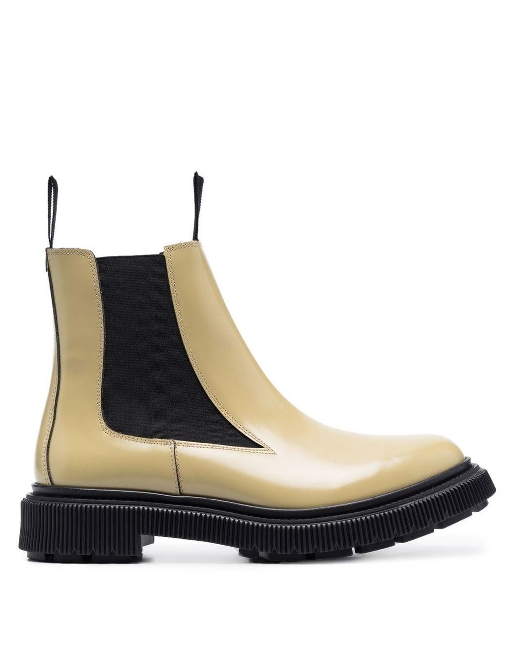 Adieu Two-tone Leather Chelsea Boots in Black for Men | Lyst