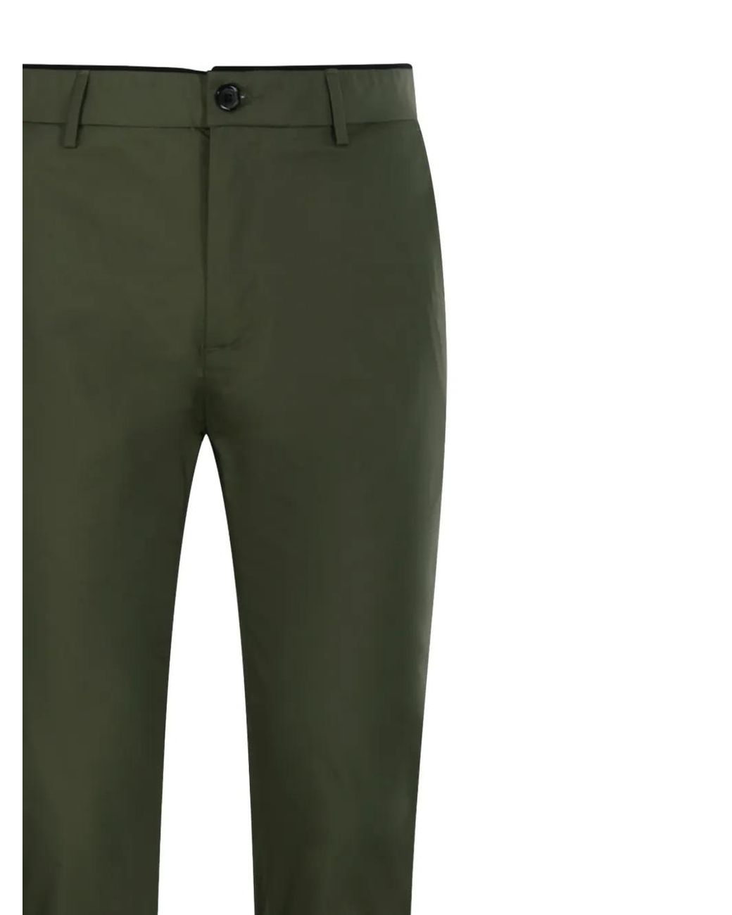 Department 5 Green Button Trousers for men